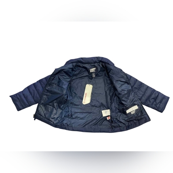 Lands End NWT Thin Puffer Jacket Primaloft Blue Size XXS 2-3 - Picture 3 of 9